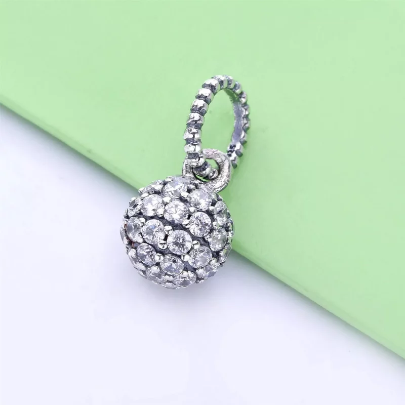 (imagen para) Colgante PANDORA Pavé Ball - 398690C01 - Ver 2