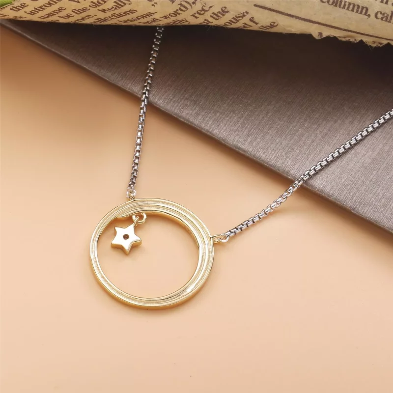 (imagen para) Collar Celestial Estrella Fugaz PANDORA - 368515C01 - Ver 3