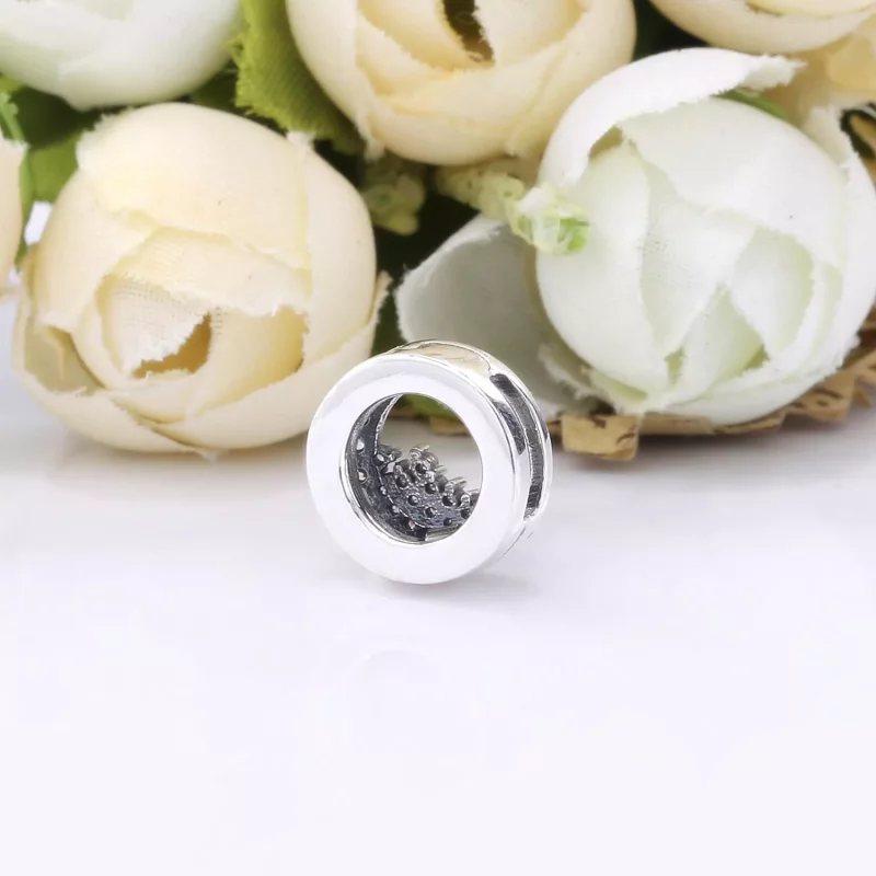 (imagen para) PANDORA Abrazadera con Encanto de Icicles Brillantes - 798475C01 - Ver 3
