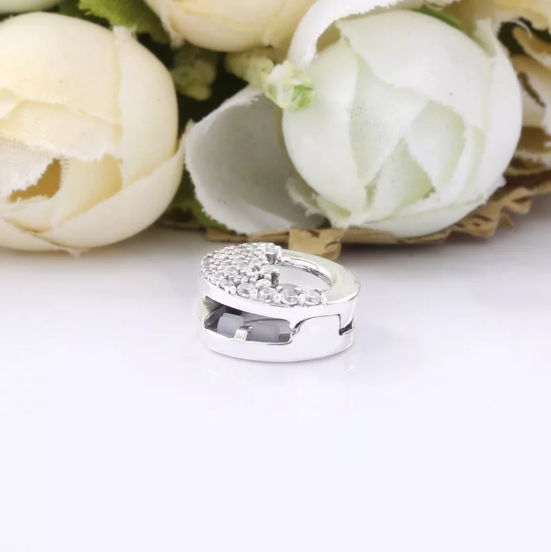 (imagen para) PANDORA Abrazadera con Encanto de Icicles Brillantes - 798475C01 - Ver 4