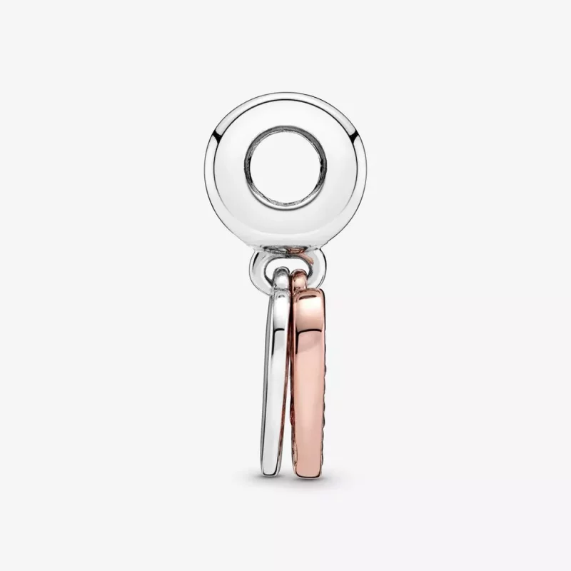 (imagen para) PANDORA Brillante Abalorio de Colgante Corazón Libre - 788693C01 - Ver 4