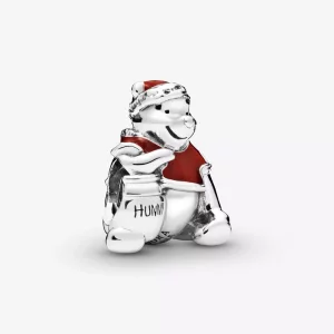 (imagen para) PANDORA Disney Winnie the Pooh Hunny Pot Colgante navideño - 798451C01