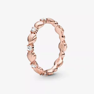(imagen para) Anillo de banda con concha brillante PANDORA - 188946C01