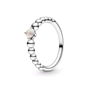 (imagen para) Anillo de cuentas PANDORA Misty Rose - 198867C06