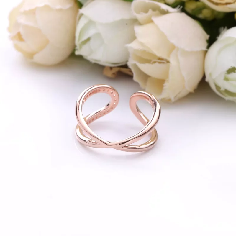 (imagen para) Anillo PANDORA Envuelto de Infinito Abierto - 188882C01 - Ver 3