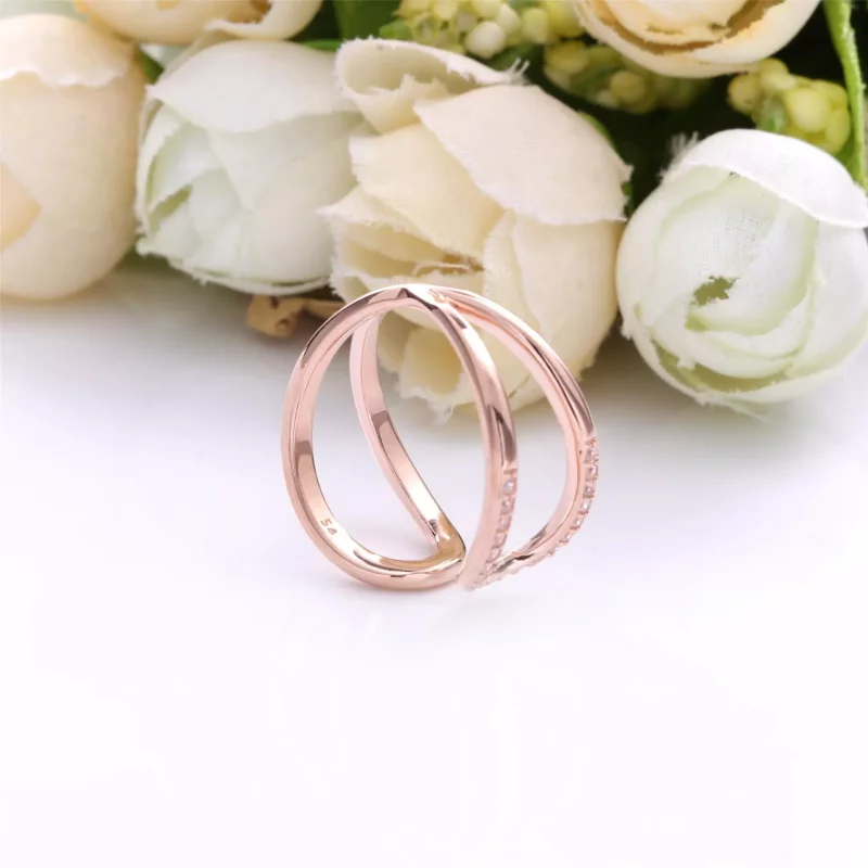 (imagen para) Anillo PANDORA Envuelto de Infinito Abierto - 188882C01 - Ver 4