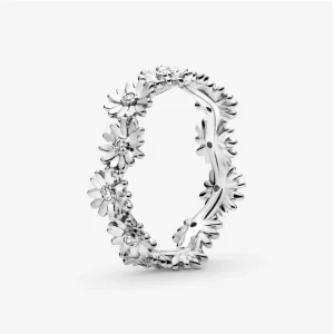 (imagen para) Anillo PANDORA Sparkling Daisy Flower Crown - 198799C01