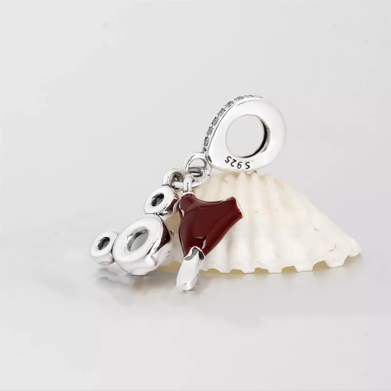 (imagen para) Charm colgante de Pandora Disney Park Ice Cream & Donut - 798894C01 - Ver 3