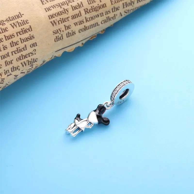 (imagen para) Charm colgante de Pandora Disney Park Ice Cream & Donut - 798894C01 - Ver 4