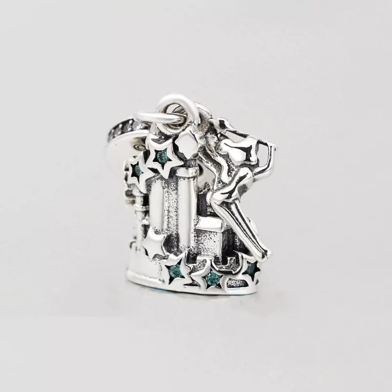 (imagen para) Charm Colgante Pandora Disney Park Campanita y Castillo - 798856C01 - Ver 3