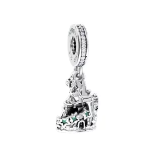 (imagen para) Charm Colgante Pandora Disney Park Campanita y Castillo - 798856C01