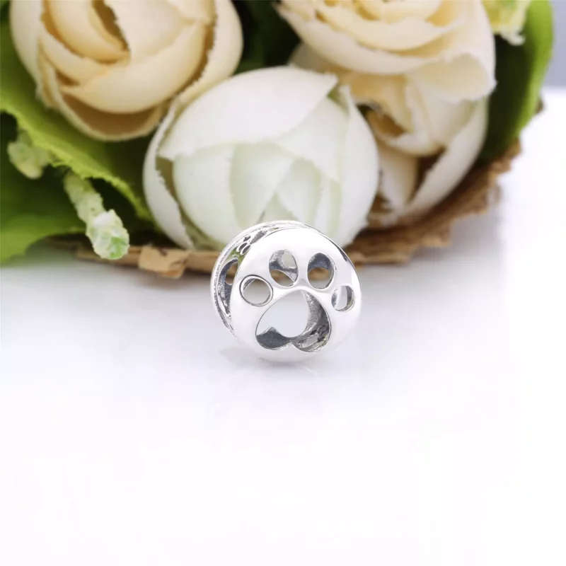 (imagen para) Charm de huella de pata PANDORA con calado - 798869C00 - Ver 2