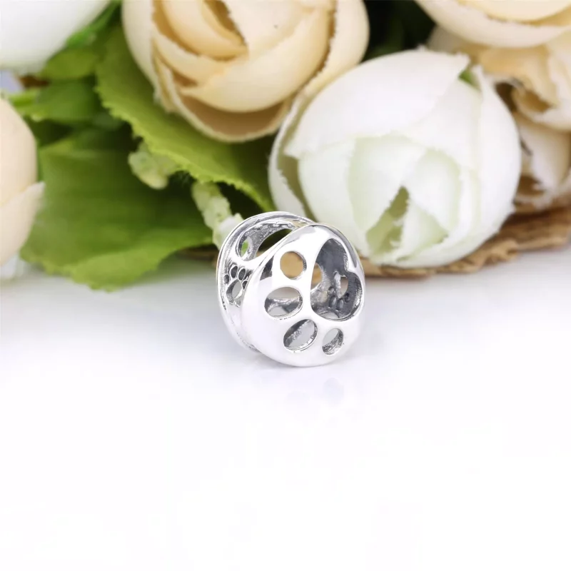 (imagen para) Charm de huella de pata PANDORA con calado - 798869C00 - Ver 3