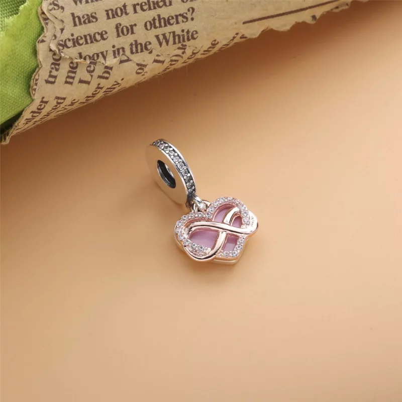 (imagen para) Charm PANDORA Sparkling Infinity Family Forever and Always - 788878C01 - Ver 3