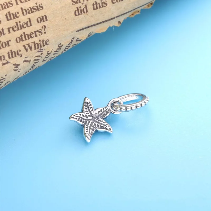 (imagen para) Colgante de Estrella de Mar con cuentas PANDORA - 398945C00 - Ver 3