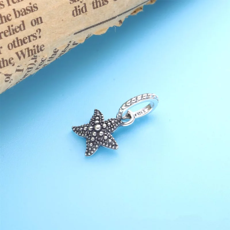 (imagen para) Colgante de Estrella de Mar con cuentas PANDORA - 398945C00 - Ver 4