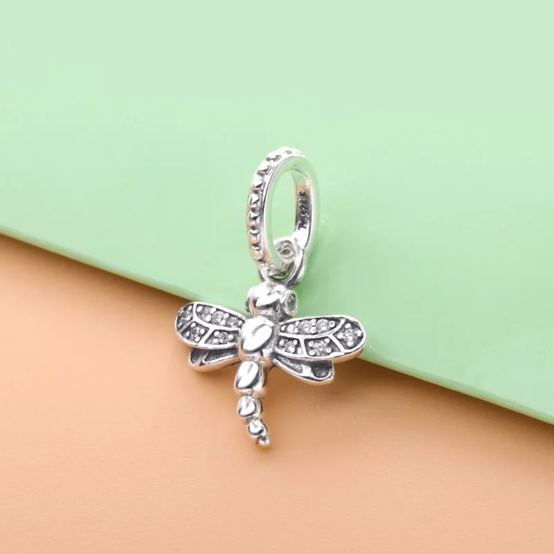 (imagen para) Colgante PANDORA de Libélula Brillante - 388803C02 - Ver 2