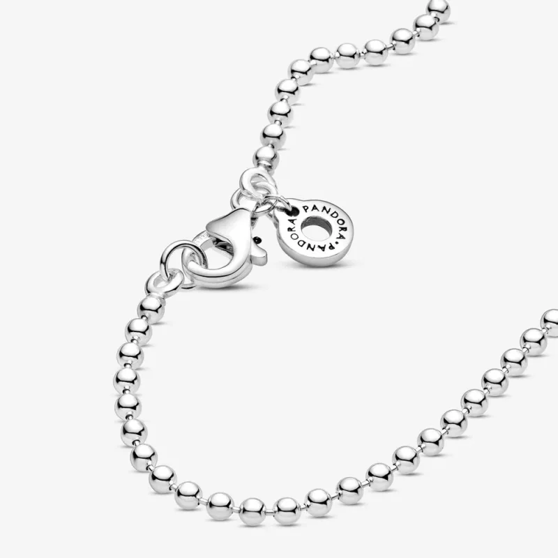 (imagen para) Collar de cadena de bola pulida PANDORA - 399104C00-60 - Ver 2