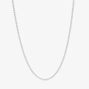 (imagen para) Collar de cadena de bola pulida PANDORA - 399104C00-60