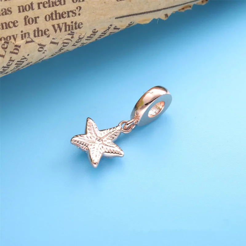 (imagen para) Encanto colgante de estrella de mar brillante PANDORA - 788942C01 - Ver 4