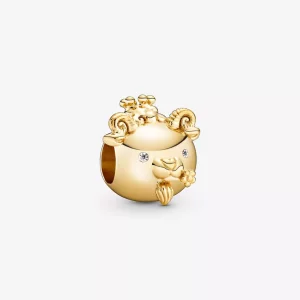 (imagen para) Encanto de PANDORA con el brillante signo del zodiaco de la cabra - 768583C01
