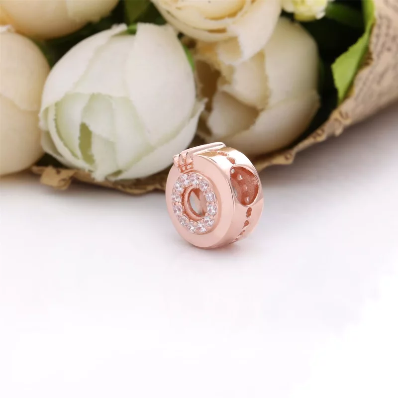 (imagen para) PANDORA Abalorio Charm Corona Abierta con Centro de Pavé - 789059C01 - Ver 3