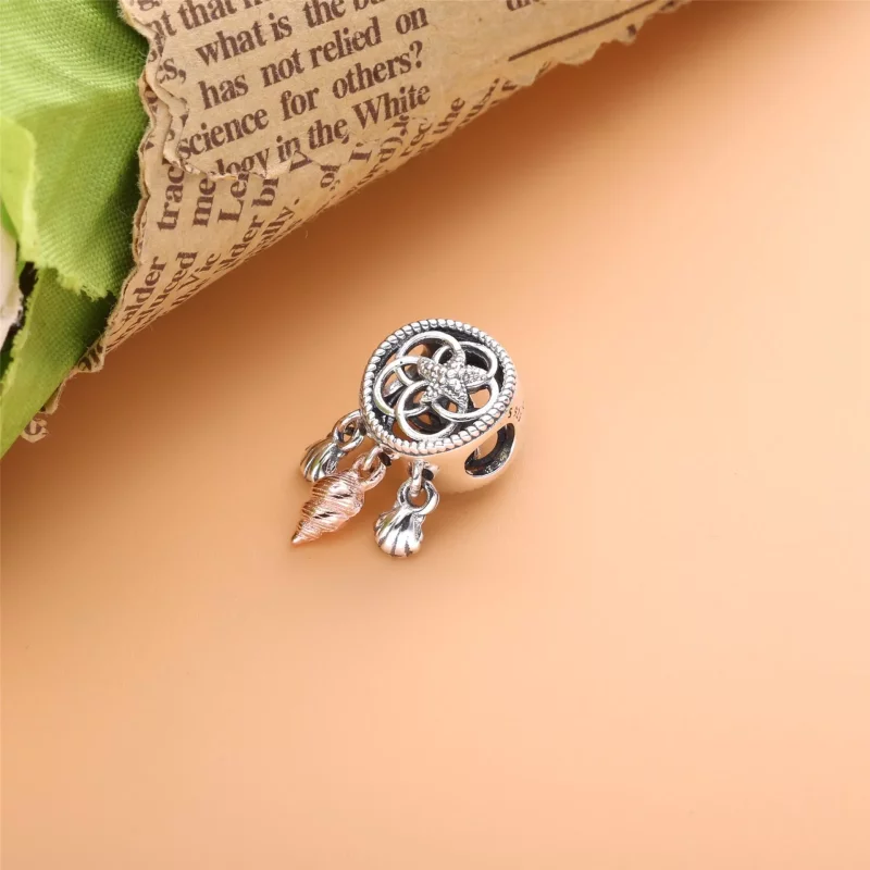 (imagen para) PANDORA Abalorio Dreamcatcher de Concha Calada - 788944C00 - Ver 2