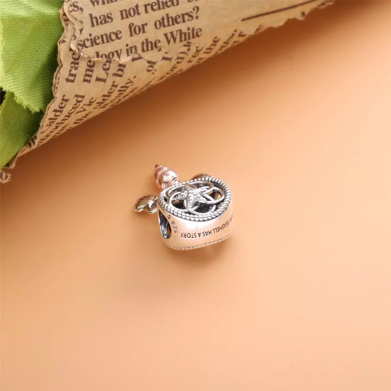 (imagen para) PANDORA Abalorio Dreamcatcher de Concha Calada - 788944C00 - Ver 3