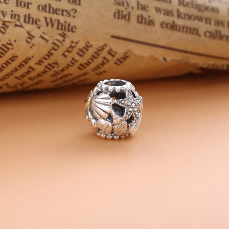 (imagen para) PANDORA Abalorio Estrella de Mar, Conchas y Corazones Calados - 798950C00 - Ver 2