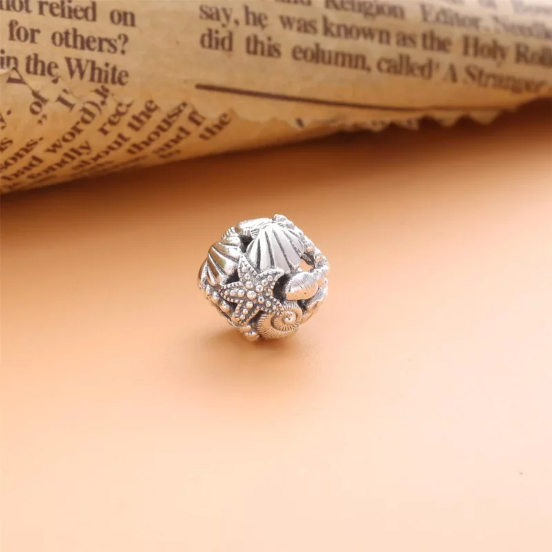 (imagen para) PANDORA Abalorio Estrella de Mar, Conchas y Corazones Calados - 798950C00 - Ver 4