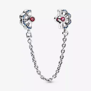 (imagen para) PANDORA Abanico de Seguridad Azul y Rosa con Clip - 798163SRUMX