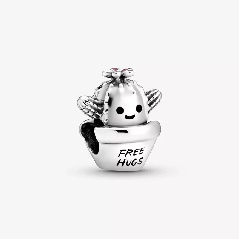 (imagen para) PANDORA Abrazos Gratis Charm de Cactus - 798786C01