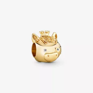 (imagen para) PANDORA Amuleto Brillante del Signo Zodiacal Caballo - 768593C01