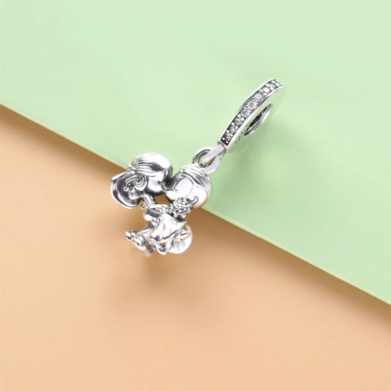 (imagen para) PANDORA Amuleto colgante de pareja casada - 798896C01 - Ver 2