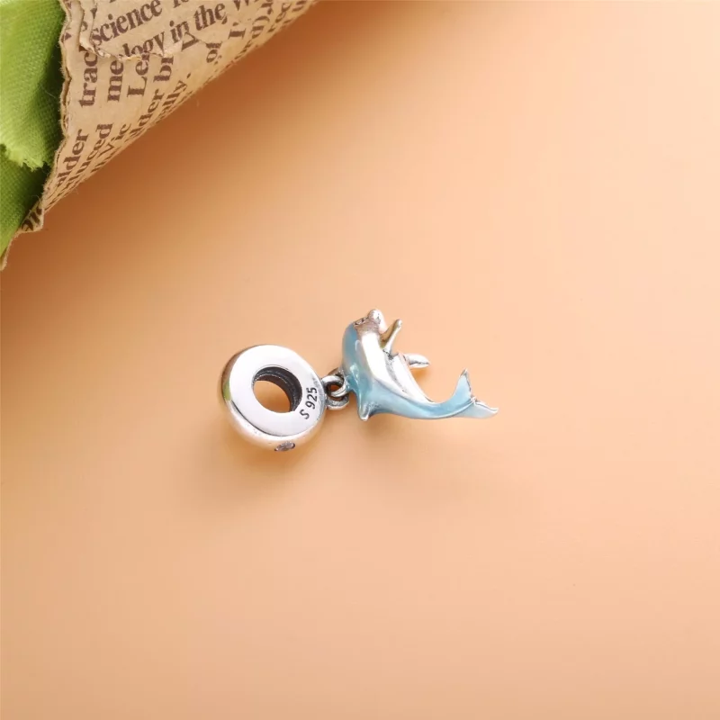 (imagen para) PANDORA Charm Colgante de Delfín Brillante - 798947C01 - Ver 3