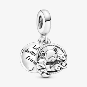 PANDORA Charm Colgante Oso, Zorro y Ardilla - 799078C00 (imagen para) PANDORA Charm Colgante Oso, Zorro y Ardilla - 799078C00