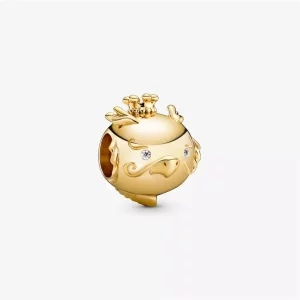 (imagen para) PANDORA Charm del Zodiac Dragon Brillante - 768580C01