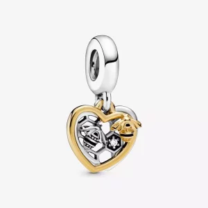 (imagen para) PANDORA Colgante Corazones y Abejas - 768838C01