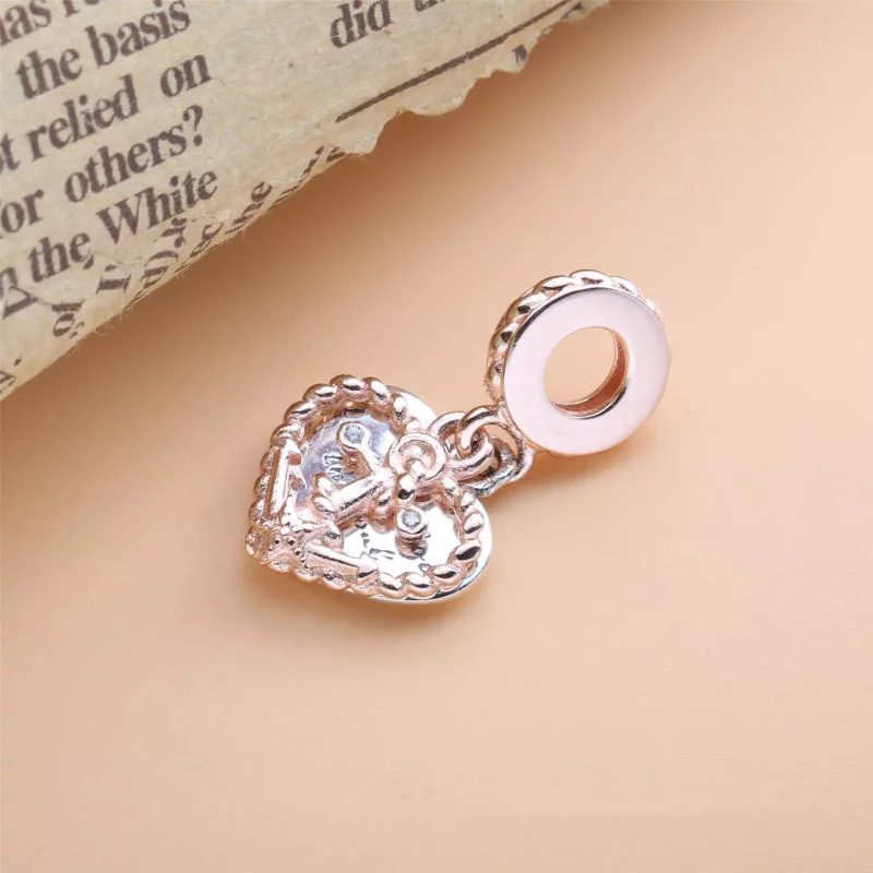 (imagen para) PANDORA Colgante de Corazón de Cuerda y Ancla de Amor - 788940C01 - Ver 2
