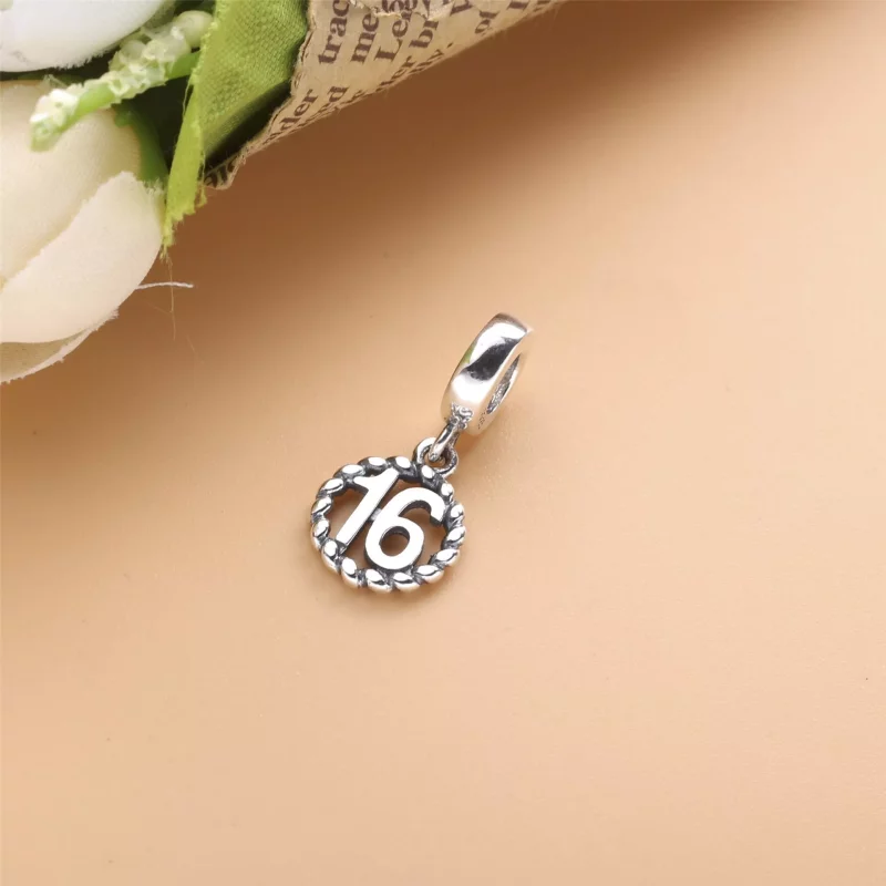 (imagen para) PANDORA Dije Colgante 16 Plata de Ley - 790494 - Ver 2