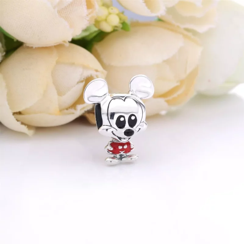 (imagen para) PANDORA Disney Mickey Mouse Pantalón Rojo Charm - 798905C01 - Ver 2