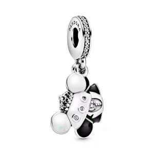 (imagen para) PANDORA Disney Mickey y Minnie boda colgante de plata esterlina - 798804C01