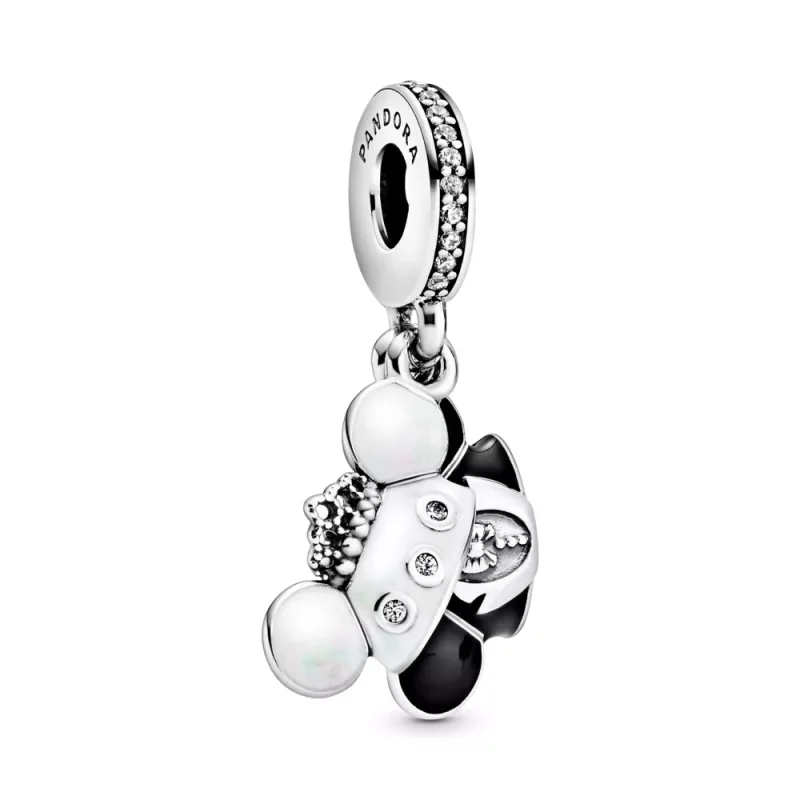 (imagen para) PANDORA Disney Mickey y Minnie boda colgante de plata esterlina - 798804C01