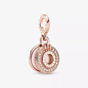 (imagen para) PANDORA Encanto Colgante Corona Pavé Brillante O - 789055C01