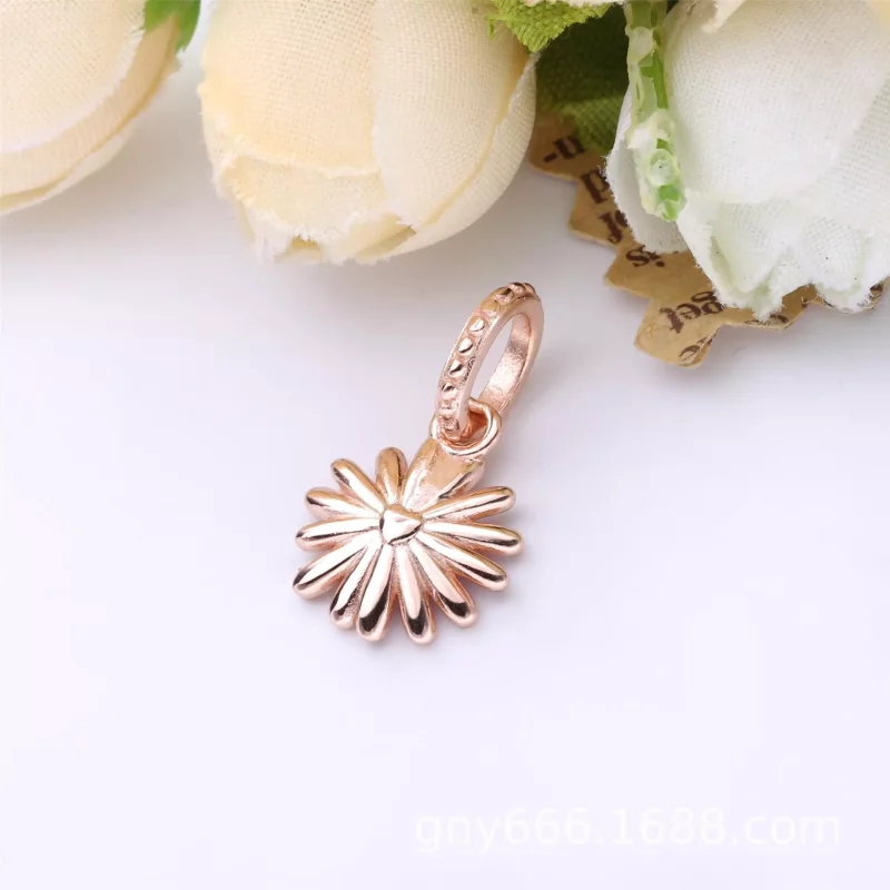 (imagen para) PANDORA Encanto Colgante Flor Margarita Rosa - 788771C01 - Ver 2