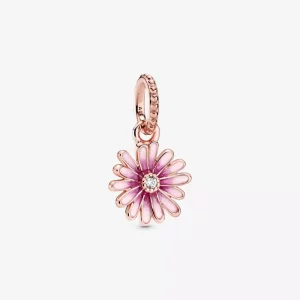 (imagen para) PANDORA Encanto Colgante Flor Margarita Rosa - 788771C01