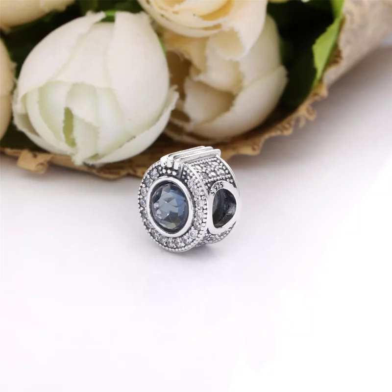 (imagen para) PANDORA Encanto O Corona Azul Brillante - 799058C01 - Ver 3