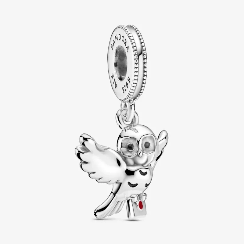 (imagen para) PANDORA Harry Potter, colgante de lechuza Hedwig - 799123C01