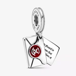 (imagen para) PANDORA Harry Potter, Encanto Colgante de Carta de Aceptación de Hogwarts - 799125C01