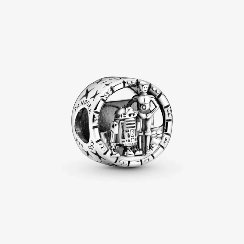 (imagen para) PANDORA Star Wars C-3PO y R2-D2 Abalorio de Rejilla - 799245C00